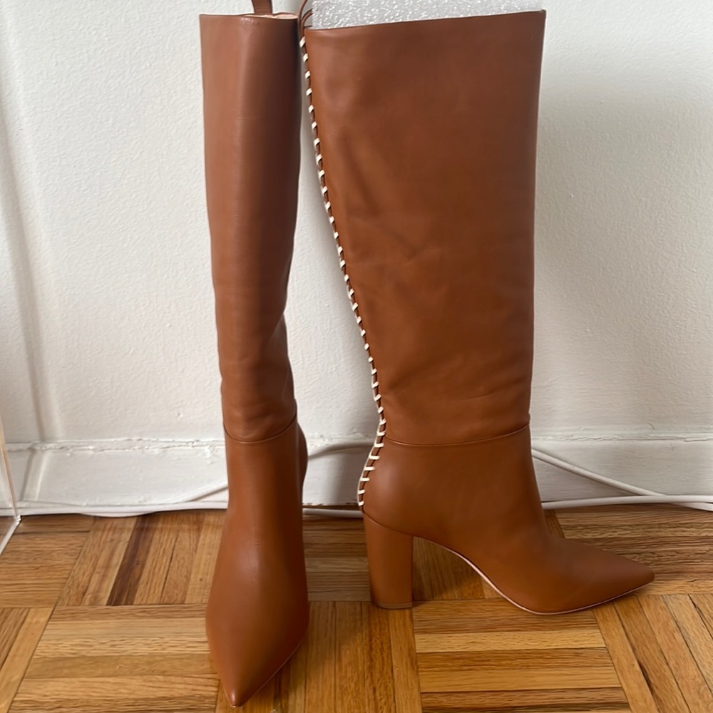 NWT/NIB Ulla Johnson Marion Tan Hazel Boots Size 38/7.5